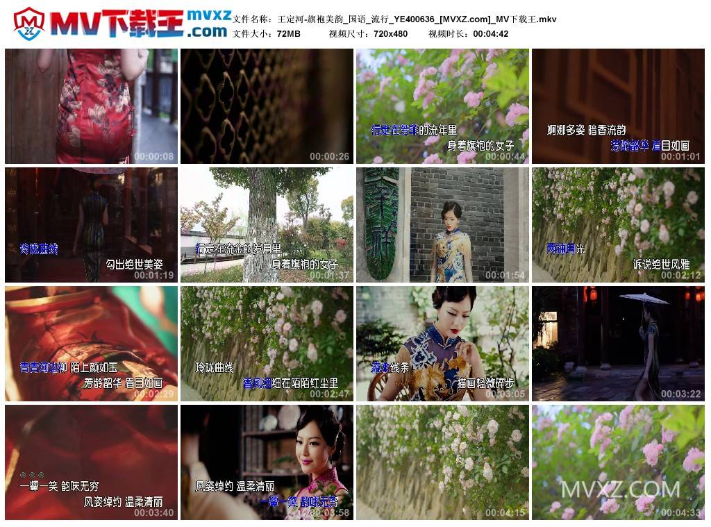 王定河-旗袍美韵_国语_流行_YE400636